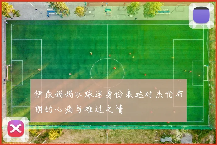 伊森妈妈以球迷身份表达对杰伦布朗的心痛与难过之情